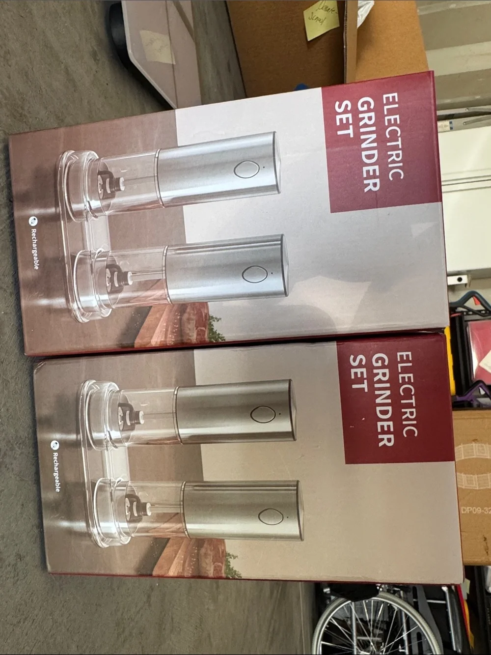 Electric Grinder Set - Silver NWT 2 for price of 1